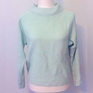 Chico’s size 1 (medium 8-10) mint green sweater